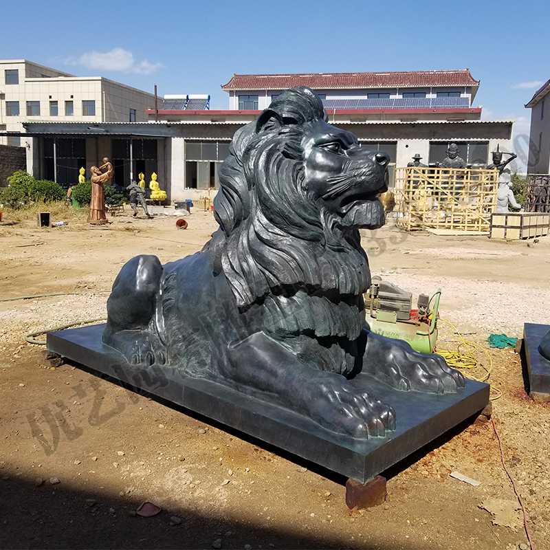 匯豐銅獅子，銅雕塑廠家，歐式銅獅子，銀行銅獅子雕塑