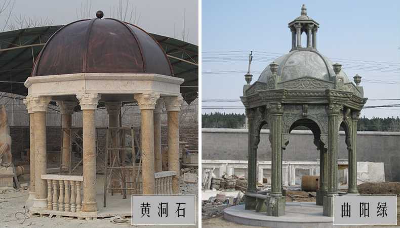 歐式景觀亭子，石雕大理石亭子，河北涼亭廠家