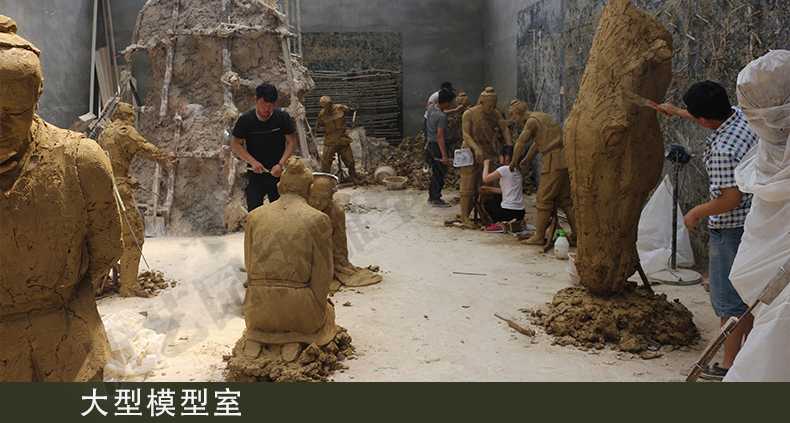 銅雕塑模型室，銅雕塑模型